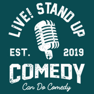 Live! Stand Up Comedy - Mens Staple T shirt Design