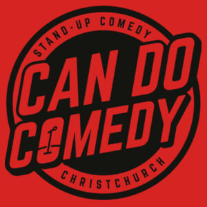 Can Do Comedy Logo Black Pocket - Mens Staple T shirt Design