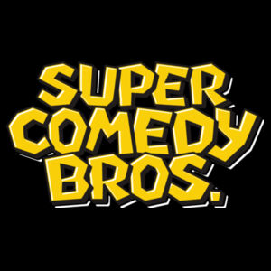Super Comedy Bros Pocket/Back - Mens Staple T shirt Design
